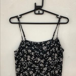 Forever 21 BLACK & White Spaghetti Strap Blouse